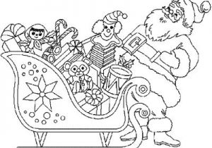 Coloriages Traineau Pere Noel A Imprimer Coloriage Pere Noel Dans son Traineau