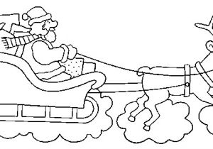Coloriages Traineau Pere Noel A Imprimer Traineau Coloriage