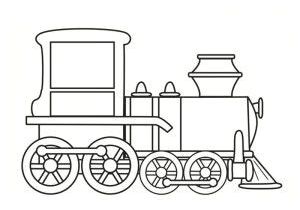 Coloriages Trains A Imprimer Coloriages De Véhicules Pour Enfant