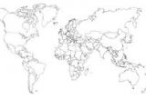 Colorier Carte Du Monde Grande Carte Du Monde Vierge Et Blanche   Pléter
