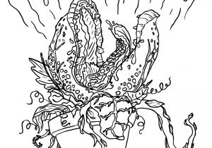 Crayon De Couleur Pour Coloriage Adulte Little Shop Of Horrors Coloring Pages
