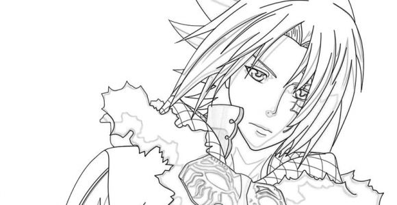 D Gray Man Coloriage D Gray Man Allen Calker Character