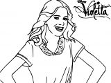 Des Coloriage De Violetta Coloriage Violetta Heureuse   Imprimer Sur Coloriages Fo