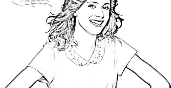 Des Coloriage De Violetta Coloriage Violetta Jeune Fille Dessin