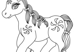 Des Coloriages De Cheval Coloriages Cheval Cheval Kawaii Az Coloriage