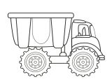 Dessin Camion Benne Coloriage 51 Dessins De Coloriage Chantier   Imprimer Sur Laguerche Page 1