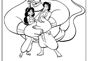 Dessin Coloriage Aladdin Coloriages Aladdin De Walt Disney Aladdin Princesse Jasmine Et Le