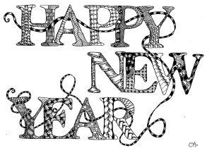 Dessin Coloriage Bonne Année Fée Coloriages Difficiles Pour Adultes