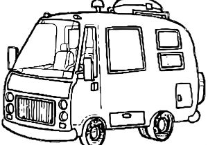 Dessin Coloriage Camion Poubelle Coloriage Camion De Camping   Imprimer Sur Coloriages Fo