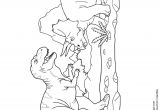 Dessin Coloriage Dinosaure Dessin De Deux Dinosaures Qui Se Battent   Colorier