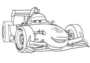 Dessin Coloriage formule 1 Coloriage Cars Et Cars 2 Et Dessins De Flash Mc Queen Martin …