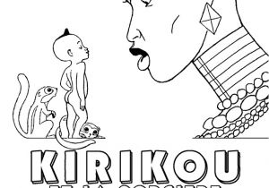 Dessin Coloriage Kirikou Coloriage Kirikou Et La sorciere