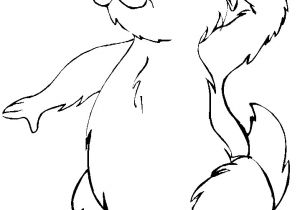 Dessin Coloriage Marmotte Dessins De Marmotte   Colorier