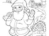 Dessin Coloriage Papa Noel Le P¨re No L Tr¨s Heureux D Avoir Distribué Les Cadeaux Aux Enfants