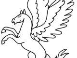 Dessin Coloriage Pegase Coloriage De Pégase Coloriage Tªte   Modeler