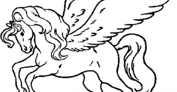 Dessin Coloriage Pegase Coloriage Pégase En Ligne Gratuit   Imprimer