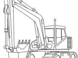 Dessin Coloriage Pelleteuse Coloriage Tractopelle   Imprimer Sur Coloriages Fo