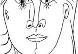 Dessin Coloriage Picasso Femme assise Dora Maar Artist Pablo Picasso 1943