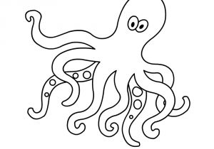 Dessin Coloriage Pieuvre Pieuvre Animaux – Coloriages   Imprimer