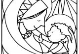 Dessin Couronne De Noel Coloriage Dessin à Colorier D’un Vitrail Montrant Marie Câlinant L