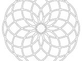 Dessin De Coloriage Rosace Coloriage   Imprimer Gratuit Rosace Meilleures Idées Coloriage