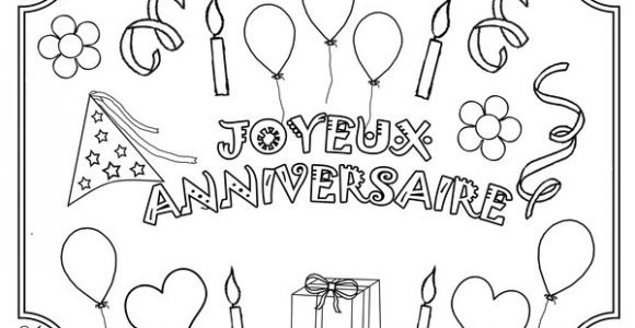 Dessin Joyeux Anniversaire Papa Coloriage Coloriage Anniversaire A Imprimer Coloriage Titi Anniversaire A