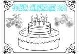 Dessin Joyeux Anniversaire Papa Coloriage Coloriage Anniversaire De Papa