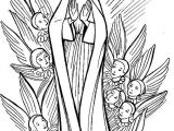 Dessin Vierge Marie Coloriage assumption Of Mary Coloring Page Coloriage assomption