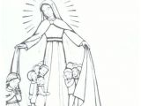 Dessin Vierge Marie Coloriage Coloriages Et Dessins D Enfants Virgen Maria