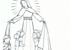 Dessin Vierge Marie Coloriage Coloriages Et Dessins D Enfants Virgen Maria