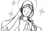 Dessin Vierge Marie Coloriage Dessin De La Vierge Marie Og91