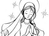 Dessin Vierge Marie Coloriage Dessin De La Vierge Marie Og91