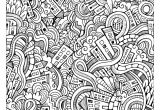Dessins Gribouillages Et Coloriages Une Incroyable Ville   Colorier Un Doodle Dessiné Avec