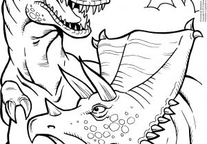 Dinosaure Coloriage T Rex Kleurplaat Printable T Rex and Triceratops Coloring Page