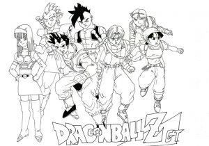 Dragon Ball Z Gt Coloriage Facile Dragon Ball Gt Coloriage Dragon Ball Z