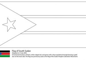 Drapeau Afrique Du Sud Coloriage Flag Of south Sudan Coloring Page