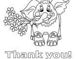 Faire Coloriage Gratuit Sur ordinateur éléphant Clipart Gratuit – Merci   Colorier Merci Coloriages