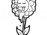 Feuille De Chene Coloriage Coloriage D Une Fleur Carnivore Tr¨s Laide Et Baveuse