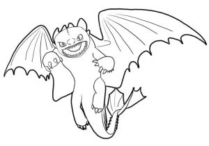 Furie Nocturne Coloriage Coloriage Dragon Furie Nocturne Dessin