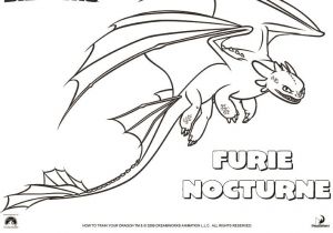 Furie Nocturne Coloriage Coloriage Dragons Le Furie Nocturne Dessin