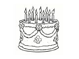 Gateau Anniversaire Coloriage Imprimer Coloriage Gateau D Anniversaire à Imprimer