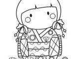 Goutte D Eau Coloriage Coloriage Poupées Japonaises Kokeshi Sur Hugolescargot