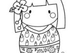 Goutte D Eau Coloriage Coloriage Poupées Japonaises Kokeshi Sur Hugolescargot