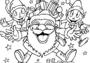 Grand Coloriage De Noel A Imprimer Ici On Parle FranÇais Dessin Pour Colorier