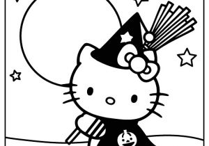 Hello Kitty Halloween Coloriage Hello Kitty Halloween Coloring Pages