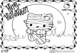 Hello Kitty Halloween Coloriage Hello Kitty Halloween Coloring Pages