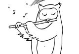 Hugo L Escargot Coloriage Instrument De Musique Dessin   Colorier Instrument De Musique Typique La Flute Traversi¨re