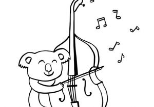 Hugo L Escargot Coloriage Instrument De Musique Dessin   Colorier Instrument De Musique Typique Le Violoncelle