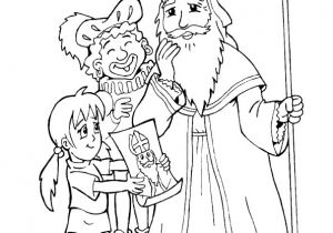 Hugo L Escargot Coloriage Saint Nicolas Saint Nicolas Entouré Par Des Enfants   No L   Colorier