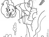 Image Coloriage Palmier Coloriage D Une Fillette En Trin De B¢tir son Ch¢teau De Sable   La